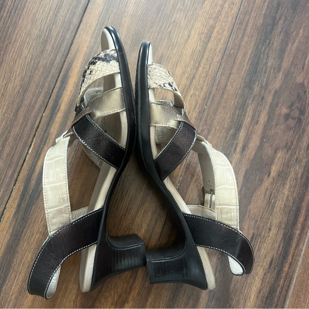 Munro American Leather Sandals – Women’s Size 7 – Comfort Heel - Picture 3 of 12